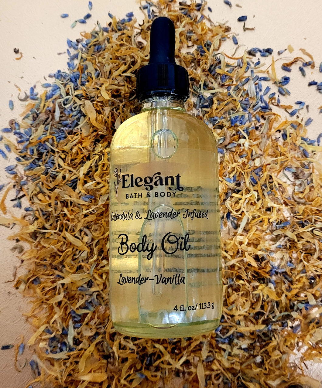 Calendula & Lavender Infused Body Oil (Lavender Vanilla)