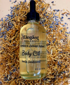 Calendula & Lavender Infused Body Oil (Vanilla Sandalwood)