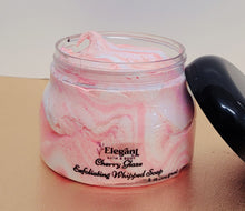 Load image into Gallery viewer, Cherry Glaze Exfoliating Whipped Soap